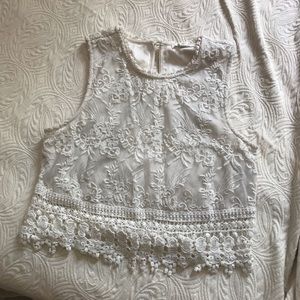 Boho forever 21 crop top